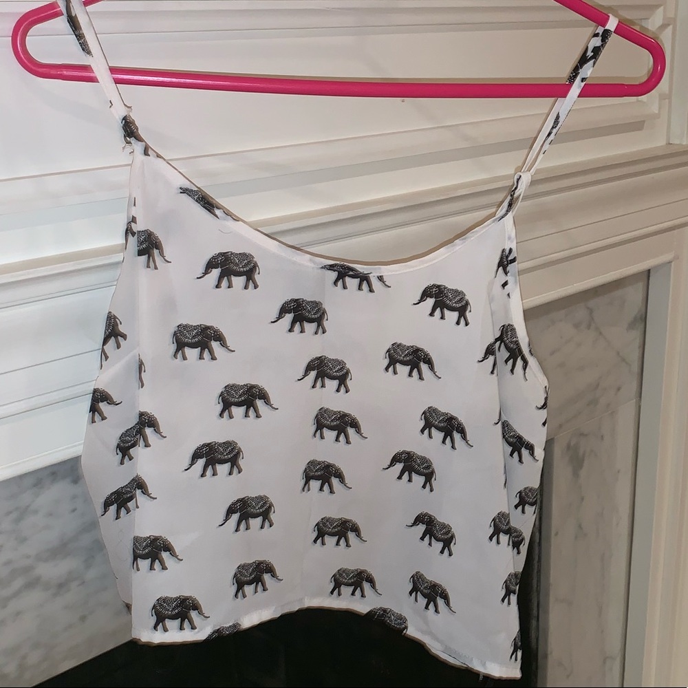 Forever 21 strap crop top